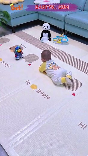 Foldable Baby Play Mat – Comfortable Spot for Crawling & Play #BabyComfort #BabyPlay