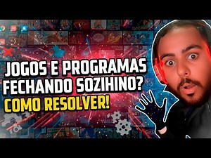 Jogos e Programas do PC Fechando Sozinho? COMO RESOLVER! (Windows 11, 10, 8, 7 – 2025)