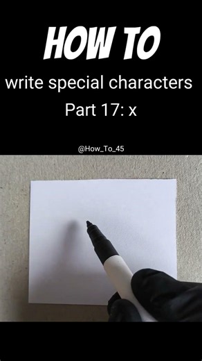 How to write special characters | Part 17: ×