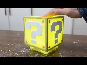 【100均工作】光る！ハテナブロック作ってみた『ザ・スーパーマリオブラザーズ・ムービー』How to Make question block『The Super Mario Bros. Movie』