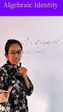 algebraic identity. #shorts #algebraic_identities #algebraicformulas