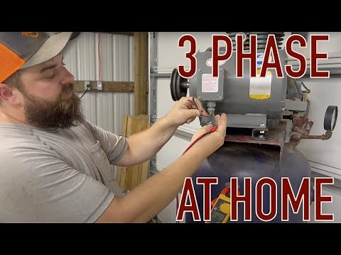 How to Wire a 3 Phase Motor on Single Phase Power