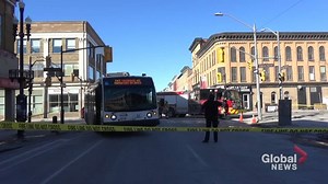 Pedestrian struck by transit bus in downtown Peterborough