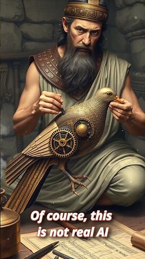 The first robot — an ancient Greek pigeon?! 🤯 #history #technology