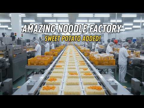 How Noodles Are Really Made in a Modern Factory (Step-by-Step Process)