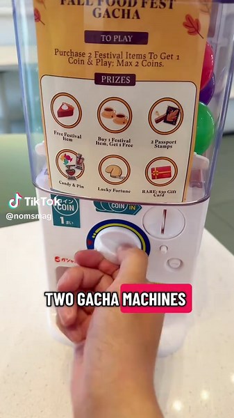 Fall Food Fest Gacha Machine Prizes Guide