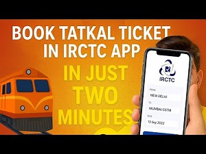 ✅ How to Book Tatkal Ticket in IRCTC App in JUST 2 Minutes! (100% Working)