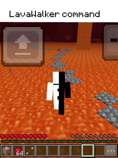 how to make lava become cobblestone command at the end #minecraft #short