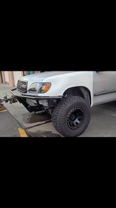 We built these custom, bolt-on bumpers on a Tundra, based on pictures of his old truck, and some photos he liked. The boys nailed it with lathe-notching for the tight angle on the rear, and a little cardboard aided design made for some slick mounting plates for the front. Well done Tucker Hodge and Christoph Menschik !! #fabrication #custom #toyota #tundra #Prerunner #desert #Racing #compcut #prerunnerdaily #bumper #custombumper #smallbusinessthursday #familyowned #merica #swfmotorsports | Sidew