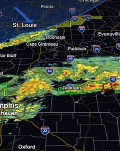 Radar Update: the severe weather threat continues for most of West Tennessee tonight. A quasi stalled warm front remains the focus for thunderstorms this evening as a broad SW to NE oriented unstable axis remains in place ahead of the main cold front. Heavy Rain, large hail, pockets of damaging winds and a few tornadoes remain possible this evening. | Moe Shamell - WBBJ