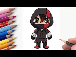 How to Draw Fortnite | Ikonik Skin