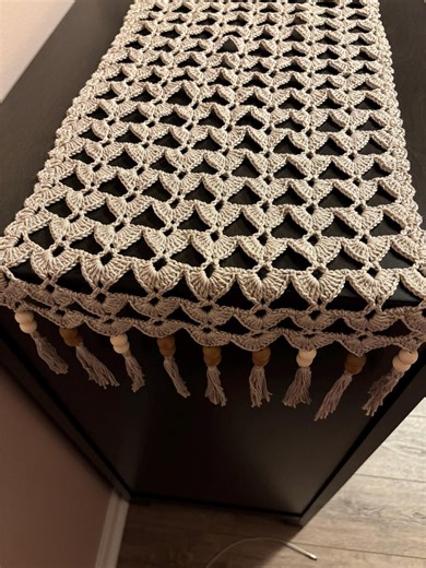 Table Runner - Hand Crocheted - Etsy