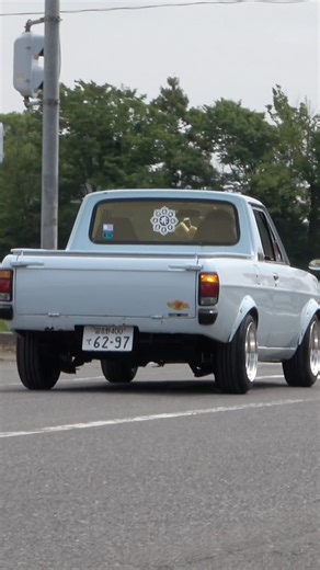 サニトラ退場シーン。 #旧車 #jdm #往年の名車 #昭和平成/軽自動車＆普通車展示会 #潟菱