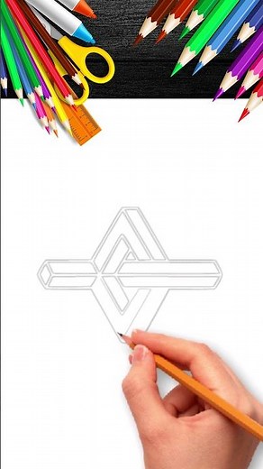 How to Draw a optical illusion Easy Step-by-Step Tutorial for Beginners. #easydrawing #illusion