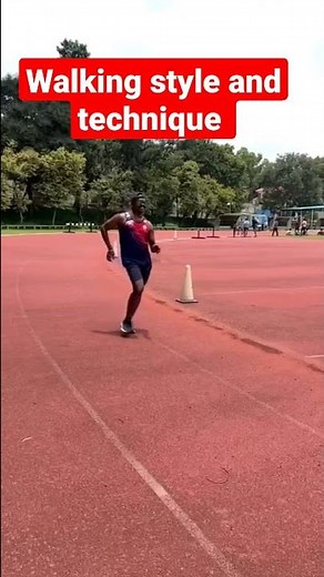 race walking technique and style