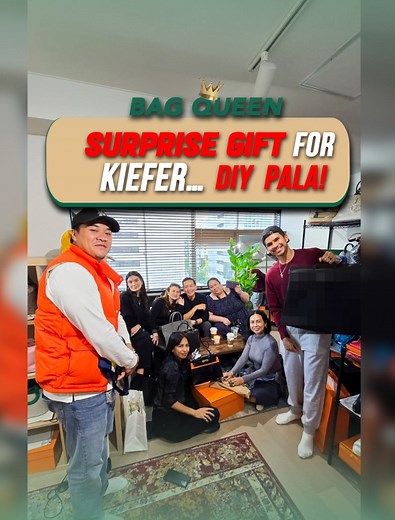 Kiefer Ravena Gets His Surprise Too. A Sweet Surprise From Mom 🤎 | Ann Tokyo Bags