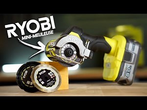 Mini meuleuse RYOBI - 18V ONE+💚 UNBOXING + TEST RCT18C-0