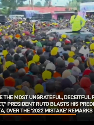 “You are the most ungrateful, deceitful character that I have ever met,” President Ruto blasts his predecessor, Uhuru Kenyatta, over the ‘2022 mistake’ remarks in Kirinyaga
