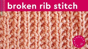 NEW! Love easy to memorize patterns? Try this vintage Broken Rib Stitch. Get your written pattern on my websiste. | Studio Knit