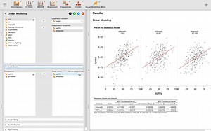How to model a quadratic term using the Visual Modeling Module in JASP. To learn more: https://jasp-stats.org/2020/04/21/the-visual-modeling-module/ | JASP