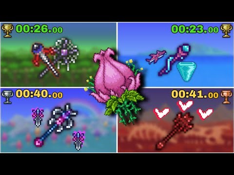 Top 5 best Minions against Plantera in Terraria 1.4.5 | Speedkill & No-Hit with Summoner