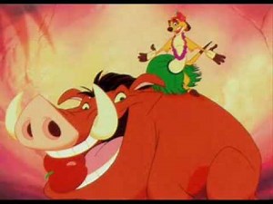Timone Hula Lyrics by LION KING
