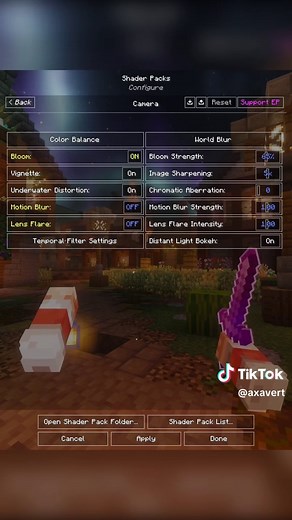Complementary Unbound Shader Settings for Low-End Minecraft