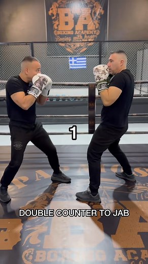 Three double counters to jab 🥊 #boxing #family #boxingtraining | Boxing Style