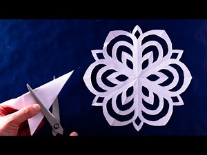How to Make a Perfect Paper Snowflake ❄️ Easy DIY Holiday Crafts for Classroom Decor
