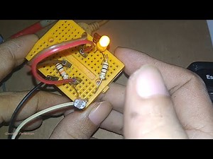 3mm Light Dependent Resistor LDR Photoresistor Testing LED & Voltage Divider + 2N2222 NPN Transistor