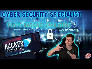 HOW REALISTIC IS THIS HACKING GAME? REAL LIFE HACKER CYBER SECURITY EXPERT Plays Hacking Simulator