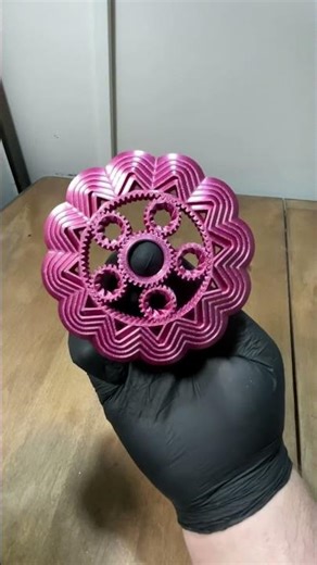 3D Printed Planetary gear star spinner. #fidgettoys #3dprinting #timelapse #bambulab #short