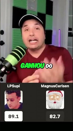 SUPREMACIA BRASILEIRA: Luiz Paulo Supi Vence Magnus Carlsen no Xadrez #shorts