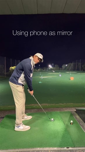 28K views · 147 reactions | Working on flattening out my left wrist with the neutral grip trainer tonight. I’m using my phone as a mirror to double check my positions. | The Swing Library | Facebook