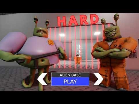 ALIEN BASE ESCAPE! 👽 (OBBY) MODE HARD #roblox