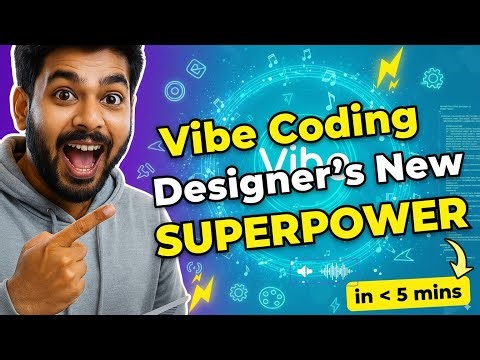 Designers, Meet Vibe Coding! Build Apps in Plain English ✨