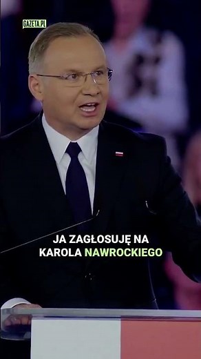 Duda oficjalnie poparł Karola Nawrockiego