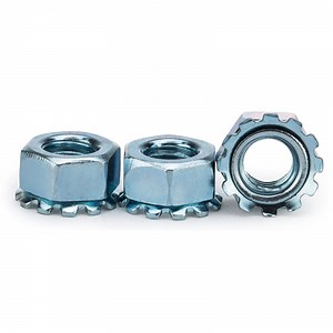[Hot Item] Inch Hex K Nuts with Toothed Washer Galvanized Kep Lock Nut Kep Nut Manufacturer