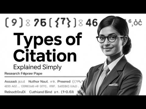 Different Types of Citation Explained Simply | Research Writing for Students