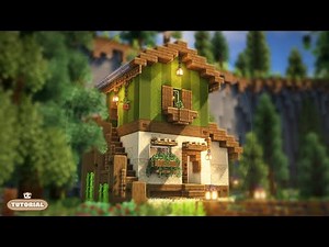 Minecraft | Building a Cozy Rustic Cottage In The Forest🌲| Tutorial