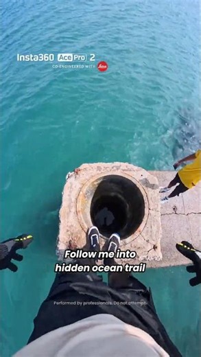 POV: Exploring the underwater tunnel with me 🌊 | Insta360 Ace Pro 2