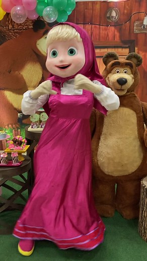 Marsha e o Urso - Festa Infantil e Personagens Animados