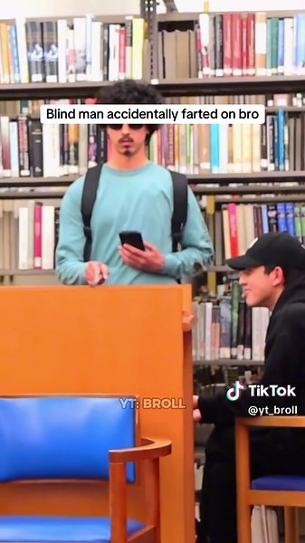 Funny Blind Man Fart Prank in Public Reaction