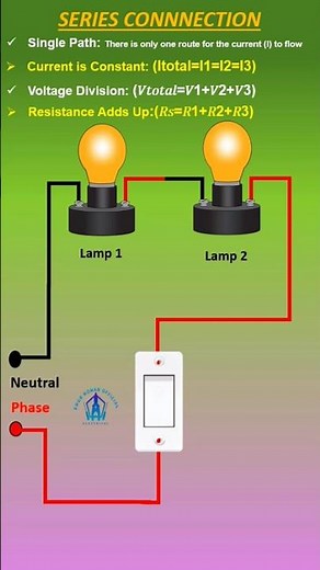 series connection #circuit #electrical