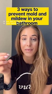3 easy ways to prevent bathroom mold! #cleaningtips #cleaninghacks #MoldRemoval | Clean My Space
