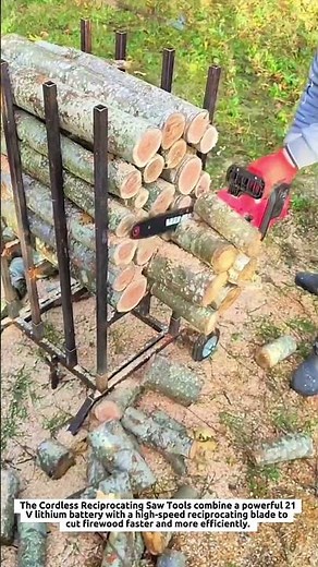 Cordless Reciprocating Saw Tools with 21V Battery Cut Firewood 5X Faster