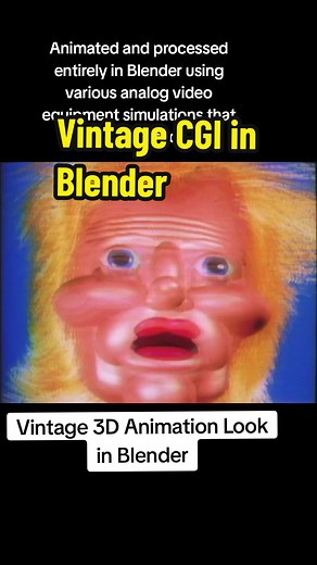 Vintage CGI in Blender