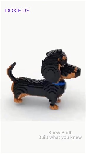 "  “Build your love for doxies—piece by piece! The Dachshund Micro...