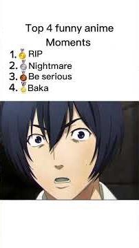 Top 4 funny anime moments #anime