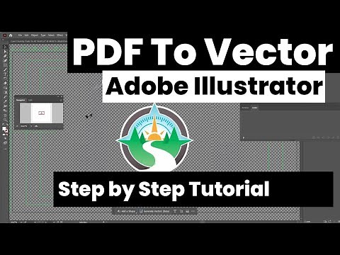 How To Convert A PDF To Vector Or JPEG In Adobe Illustrator